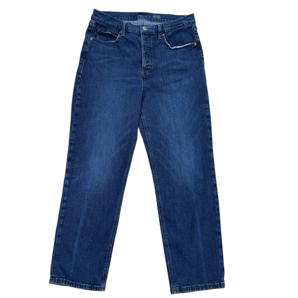 Old Navy Dark Blue Straight Leg Women's Jeans